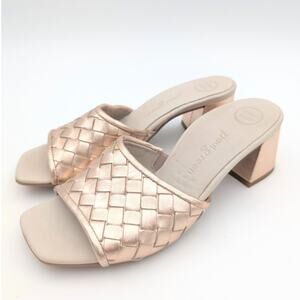 Paul Green Tisha Slide Sandal Women's Rosato Nappa Metallic Size US7/UK4.5 EU38